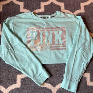 PINK Victoria's Secret Long Sleeve Tee - Aqua